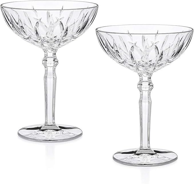 Chez Paree" 1933 Chicago Cocktail Coupe Glass 2-Piece Set (Nightclub Gift Box Collection) | Amazon (US)