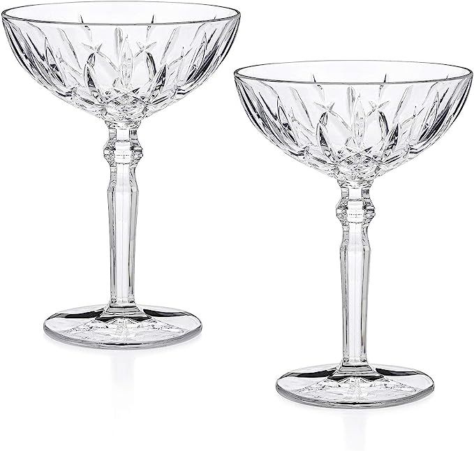 Amazon.com | Chez Paree" 1933 Chicago Cocktail Coupe Glass 2-Piece Set (Nightclub Gift Box Collec... | Amazon (US)