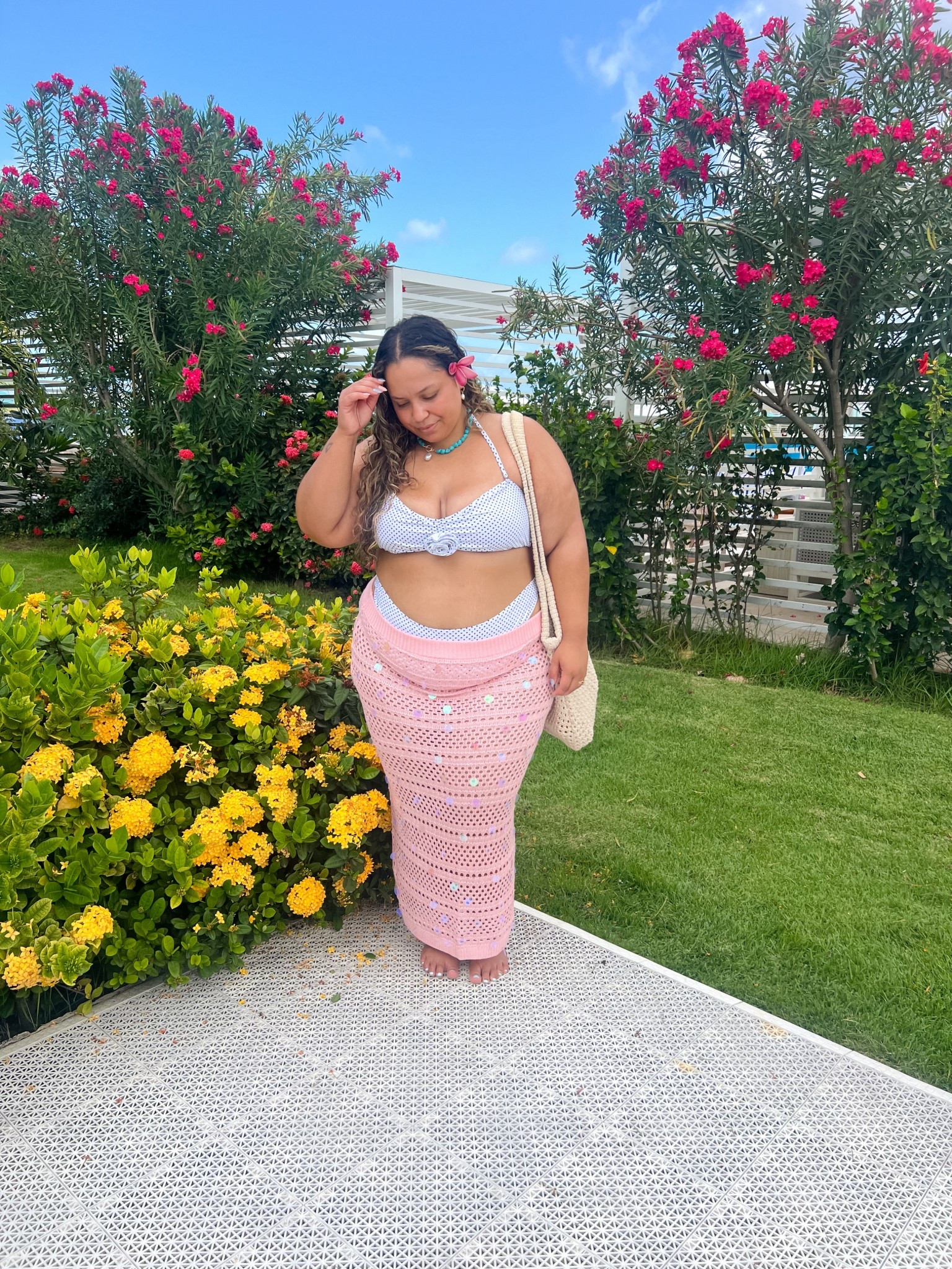 Bikini - XXL 
Cover up - XL 


#LTKSwim #LTKPlusSize #LTKTravel