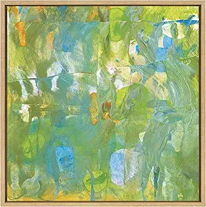 Kate and Laurel Sylvie Mango Framed Canvas Wall Art by Mentoring Positives, 22x22 Natural, Decora... | Amazon (US)