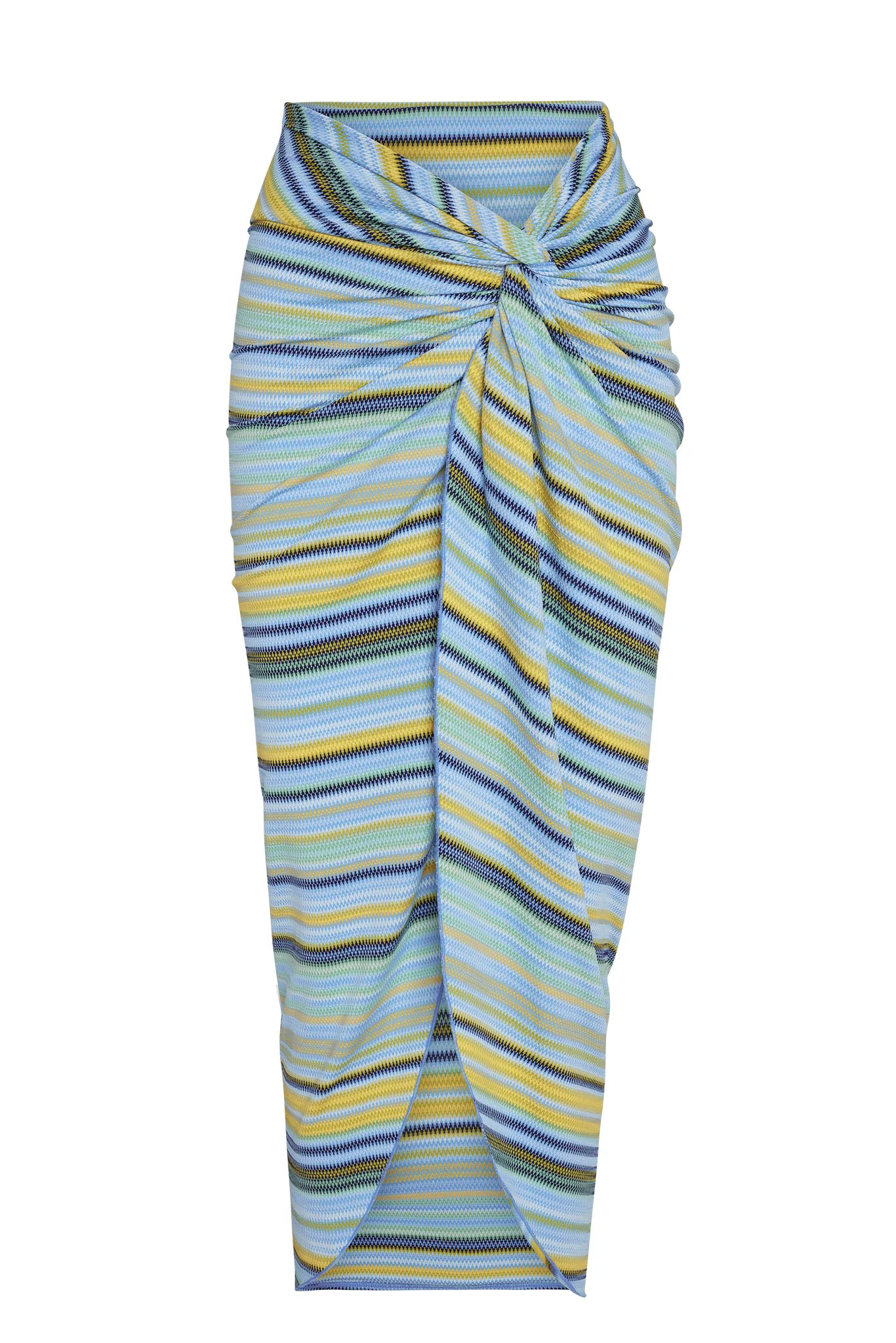 Andros Sarong - Sardinia Stripe Azure - Sardinia Stripe Azure / M/L | Monday Swimwear
