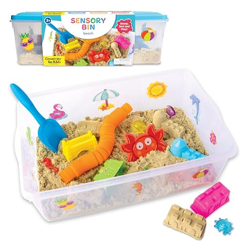 Creativity for Kids Sensory Bin: Beach - Toddler and Preschool Toys, Sensory Box with Toys for To... | Amazon (US)