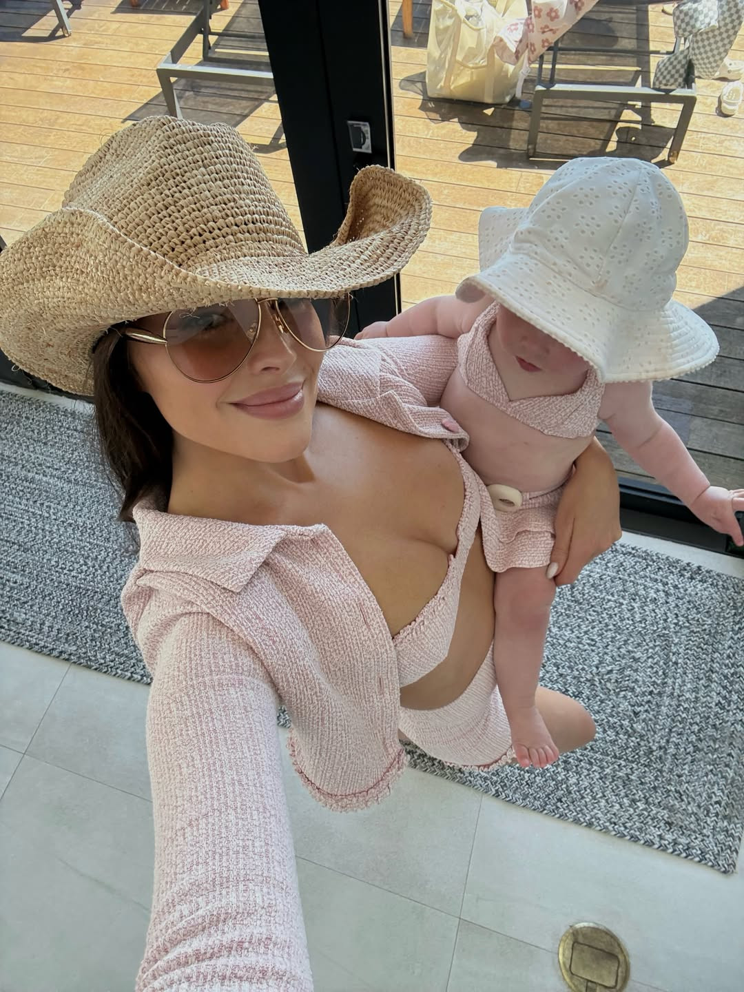 How cute is this Mommy & Me swim set from Devon Windsor?! 

 #LTKSwim