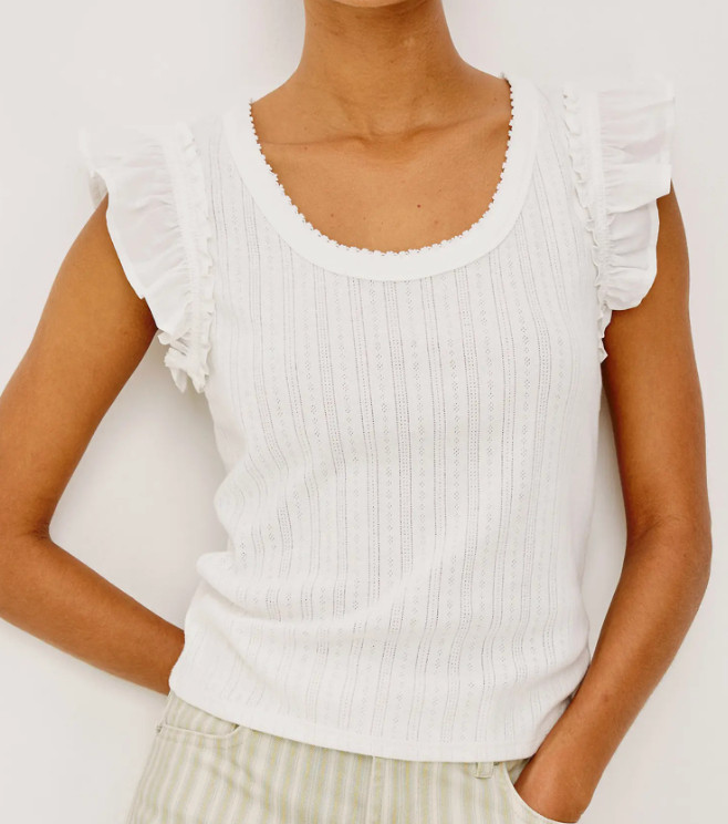 Giovanna Pointelle Stitch Top 

 #LTKootd #LTKmomlife #LTKTravel