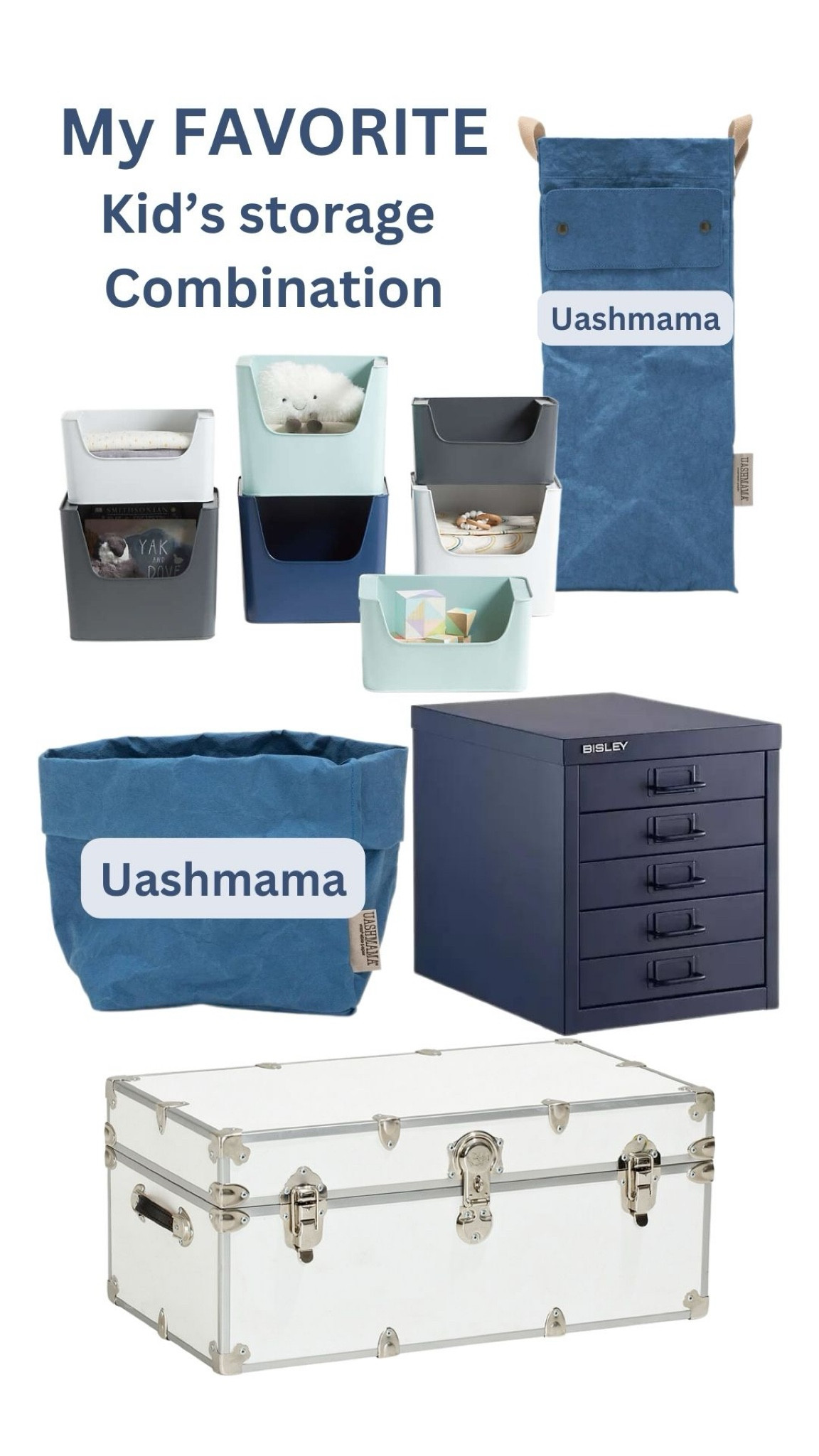 My Favorite kids storage combo!