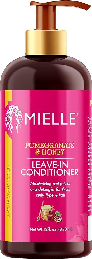 Amazon.com : Mielle Organics Pomegranate & Honey Leave-In Conditioner, Moisturizing Curl Primer a... | Amazon (US)