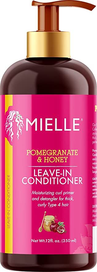 Mielle Organics Pomegranate & Honey Leave-In Conditioner for Thick, Curly Type 4 Hair, Moisturizi... | Amazon (US)