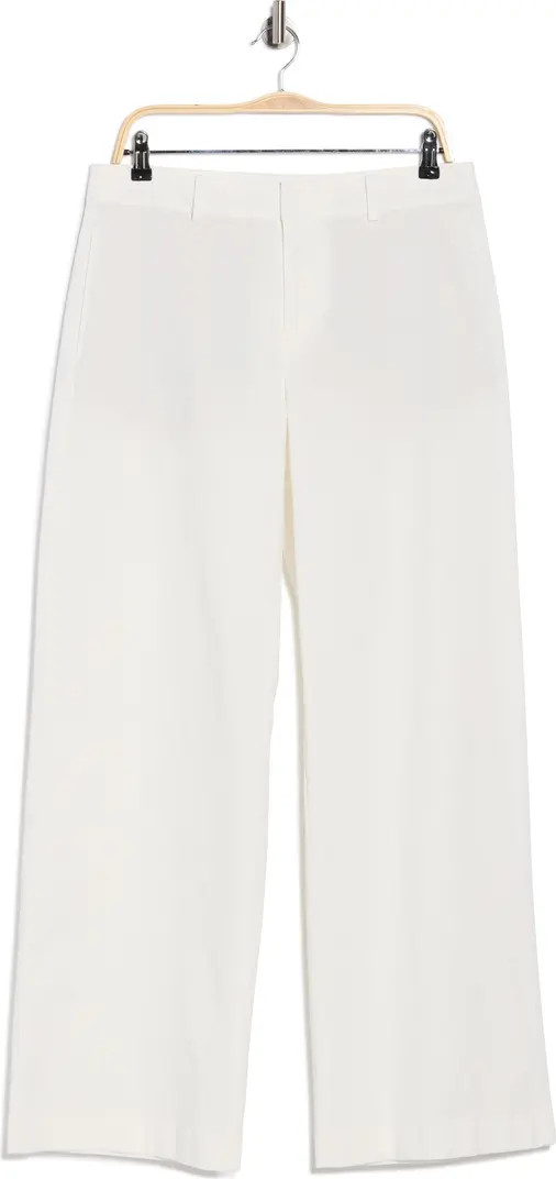 Washed Cotton Wide Leg Pants | Nordstrom Rack