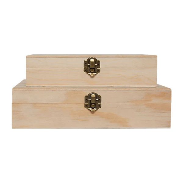 Wood Boxes, Set of 2 | McGee & Co.
