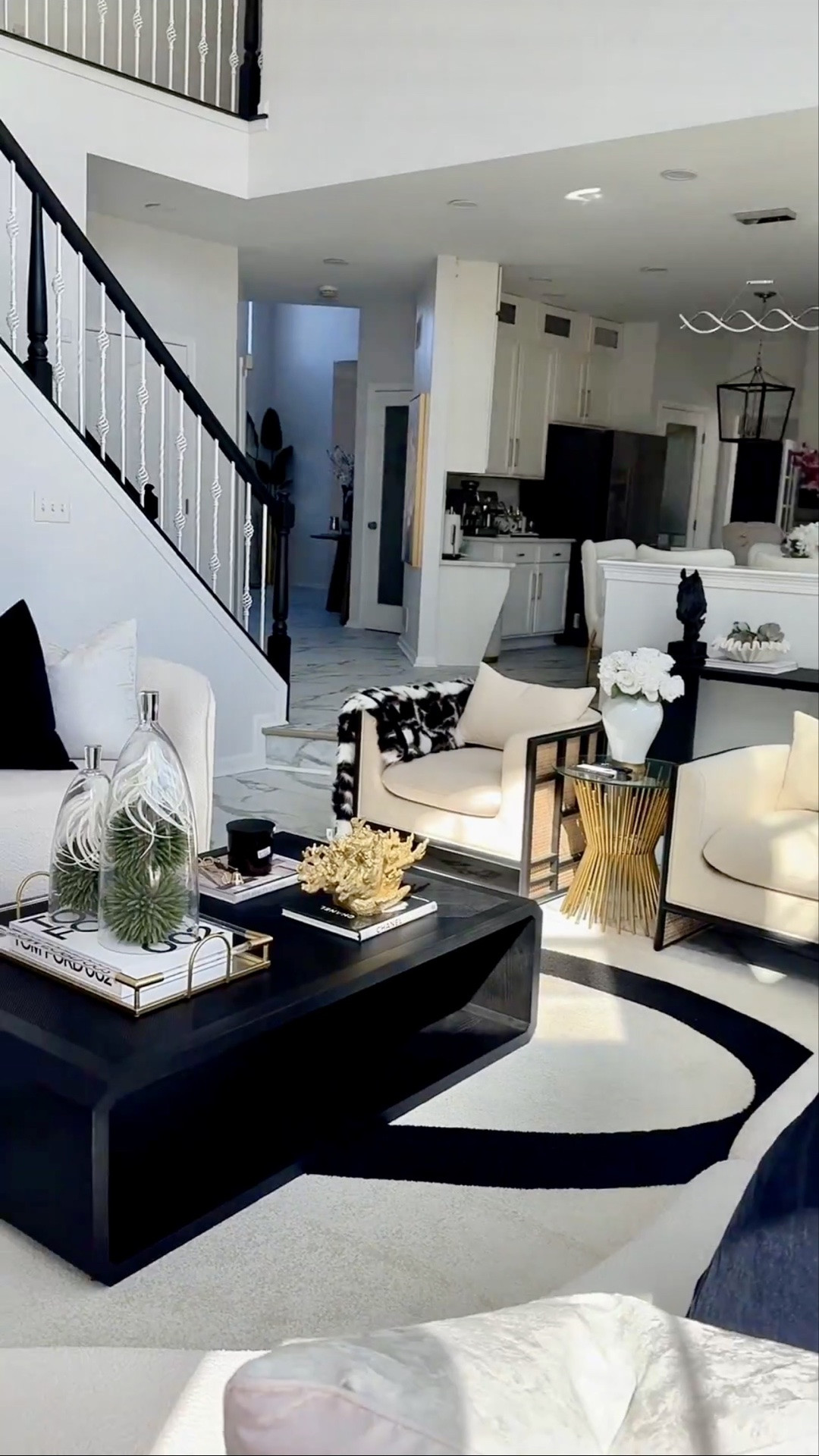Blending functionality with aesthetics 💫
These Amazon finds are the perfect accent to any home👌 
The mirrors are so unique yet practical and elevated my walls. The oversized swirl wavy rug added that drama to my livingroom without over powering it.
Hope you’re inspired ❤️

Tap below to shop! Follow me @omabelle for more Fashion, Home & everything inbetween. Glad to have you here!!! 💕😊🙏

Home | Home decor |Entryway decor | Entryway table | console table | Buffet table | Accent table
Pottery barn | Amazon home
Restoration hardware look for less |Luxe for less | Entryway ideas | Foyer table | Foyer decor | Sofa table | Black sofa table | Black console | Black accent table
| Black wooden table |Living room decor | Rugs | Area rug | Neutral rug | Living room family room rug | Sofa sectional | Washable cleanable sofa | Family friendly sofa furniture | Stain resistant fabric sofa | Cloud sofa | Family kid toddler | pet friendly sofa | Coffee table | Livingroom | Home decor | bedding | bedroom | fall decor |  fall porch | dresser | rug | kitchen | dispenser | cutlery set | knives

#LTKvlog #LTKSeasonal #LTKU