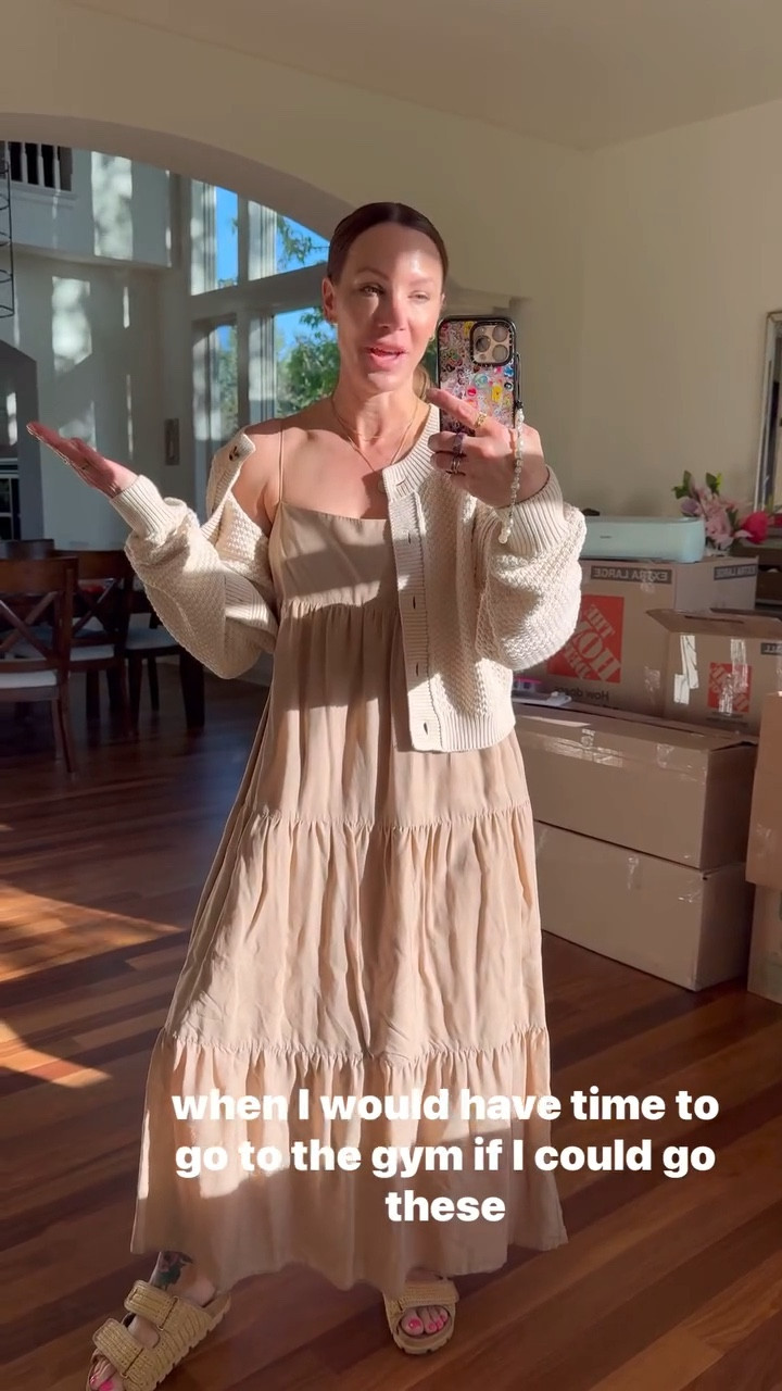 Spring ootd! Love pairing a flowy dress with cardigan and slip on sandals 

#LTKSeasonal #LTKStyleTip #LTKOver40