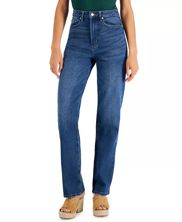 Tinseltown Juniors' Baggy Straight-Leg Jeans, Created for Macy's & Reviews - Jeans - Juniors - Ma... | Macys (US)