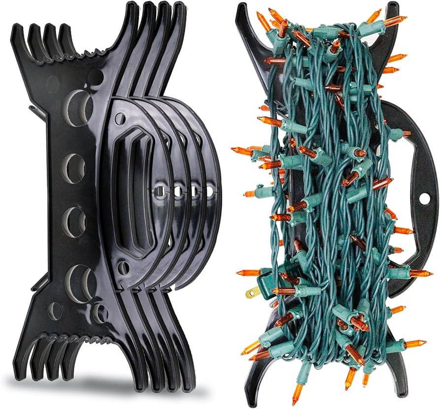 CXLHO 8Pack Christmas Light Storage Holder, All-Purpose Holiday Light Storage, Light Cord Wind up... | Amazon (US)