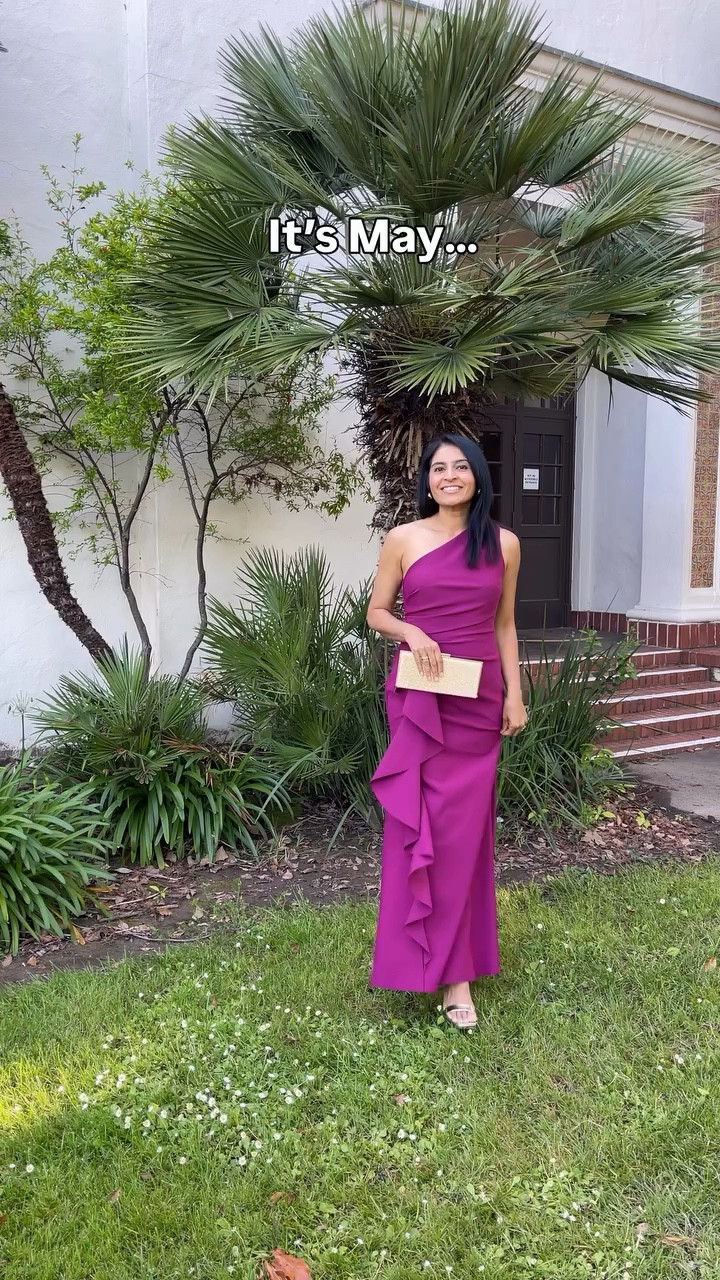 And may your May be extra blessed too!! Manifesting this energy for this brand new month!! Who’s with me??! 
.
.
.
This spectacular dress from @alexevenings * is definitely helping jumpstart with the kind of energy I’m romanticizing!! 😬🤷‍♀️💕
.
.
.
#alexevenings #specialoccasiondress #mayvibes