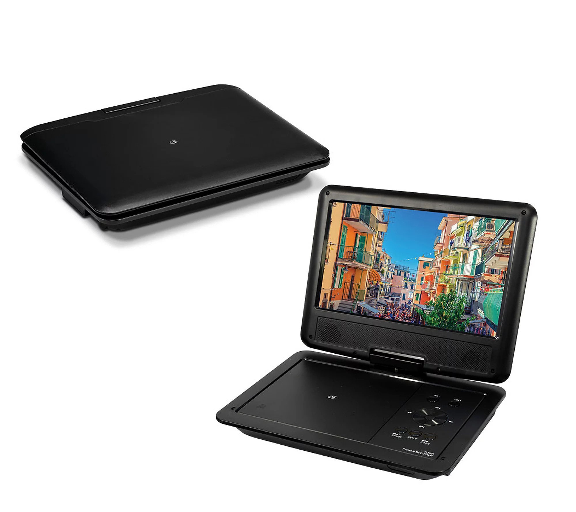 GPX 9"" Portable DVD Player with Swivel Screen & Remote | QVC