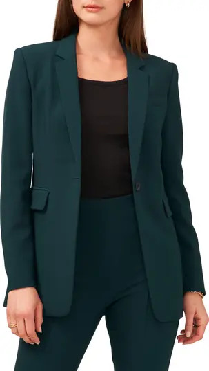 1.STATE Stretch Crepe One-Button Blazer | Nordstrom | Nordstrom