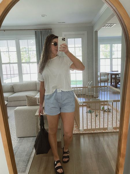I am 👏🏼 here 👏🏼 for 👏🏼 the boxer short trend!! It’s so comfy & practical for mamas like me! Style it up with some dad sandals, a chic bag & sunnies! 

All outfit details are Amazon! Click the picture below to shop 👇🏻

#LTKfindsunder100 #LTKstyletip #LTKfindsunder50