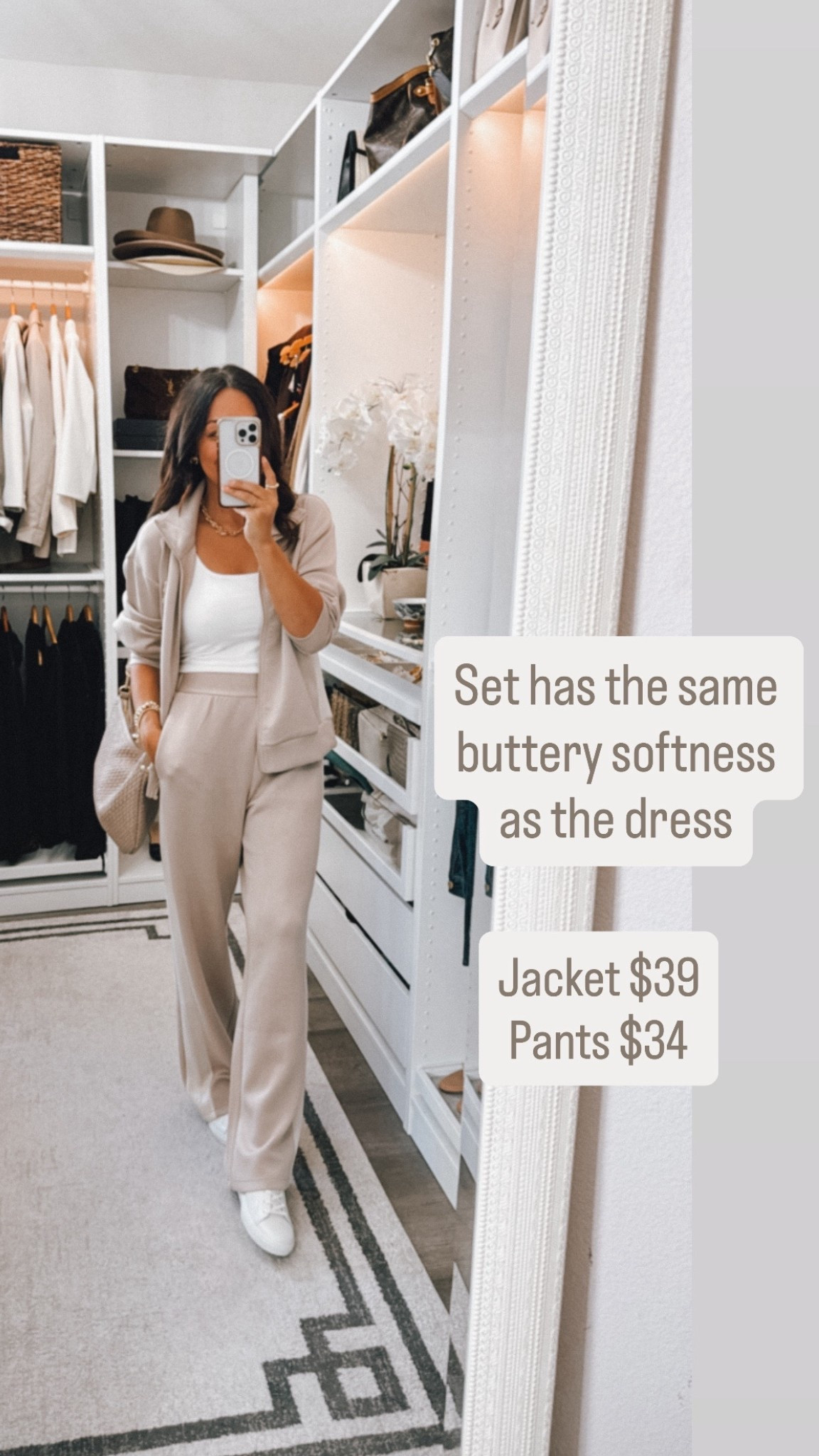This set is so buttery soft, it’ll be an easy go-to! And under $50 
Perfect for travel, casual days, family weekends 
Runs a tad big, consider sizing down. I’m in a small, I could have done an xs in both pants and jacket 

#LTKStyleTip #LTKOver40