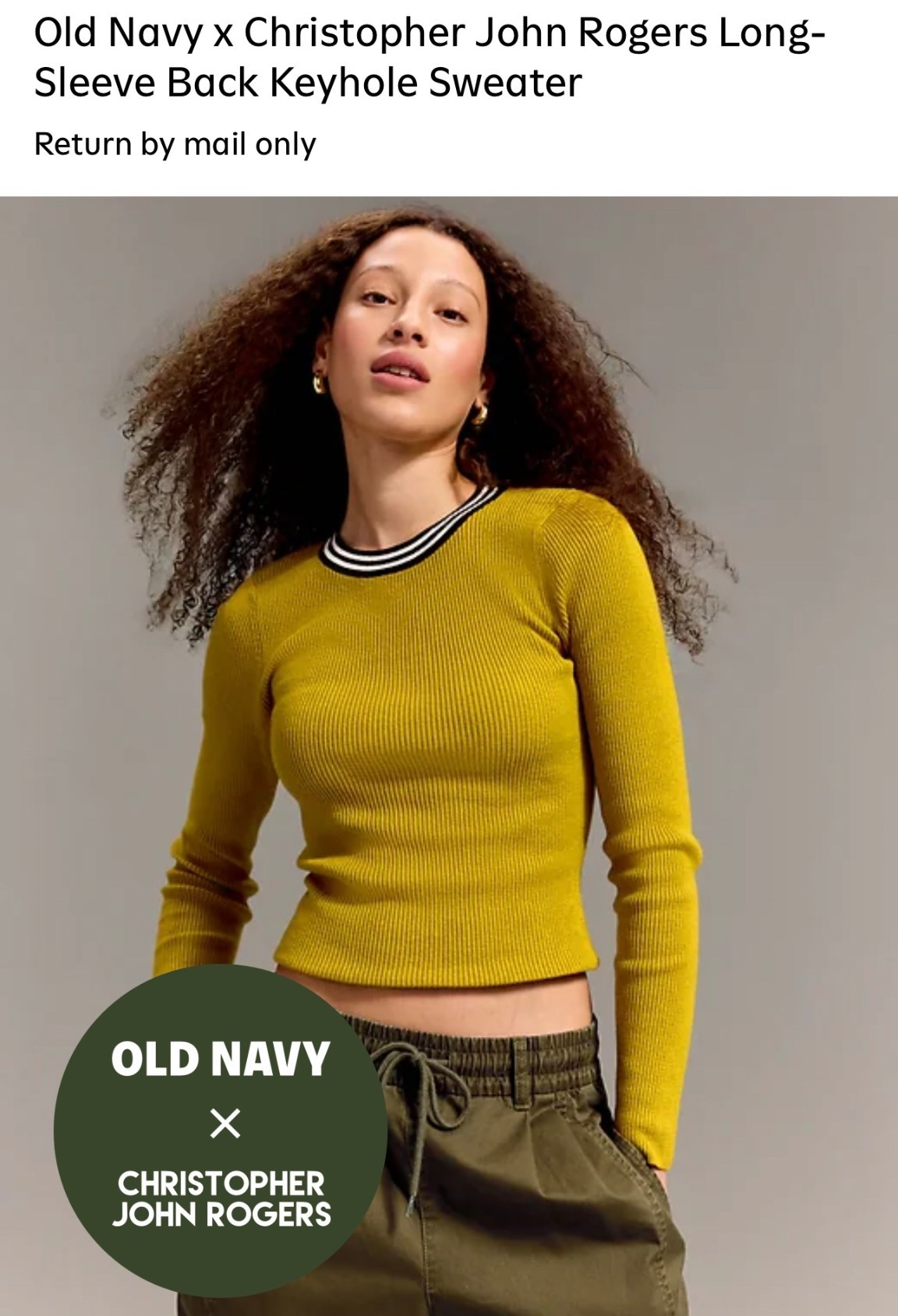 Christopher John Rogers and Old navy live now 