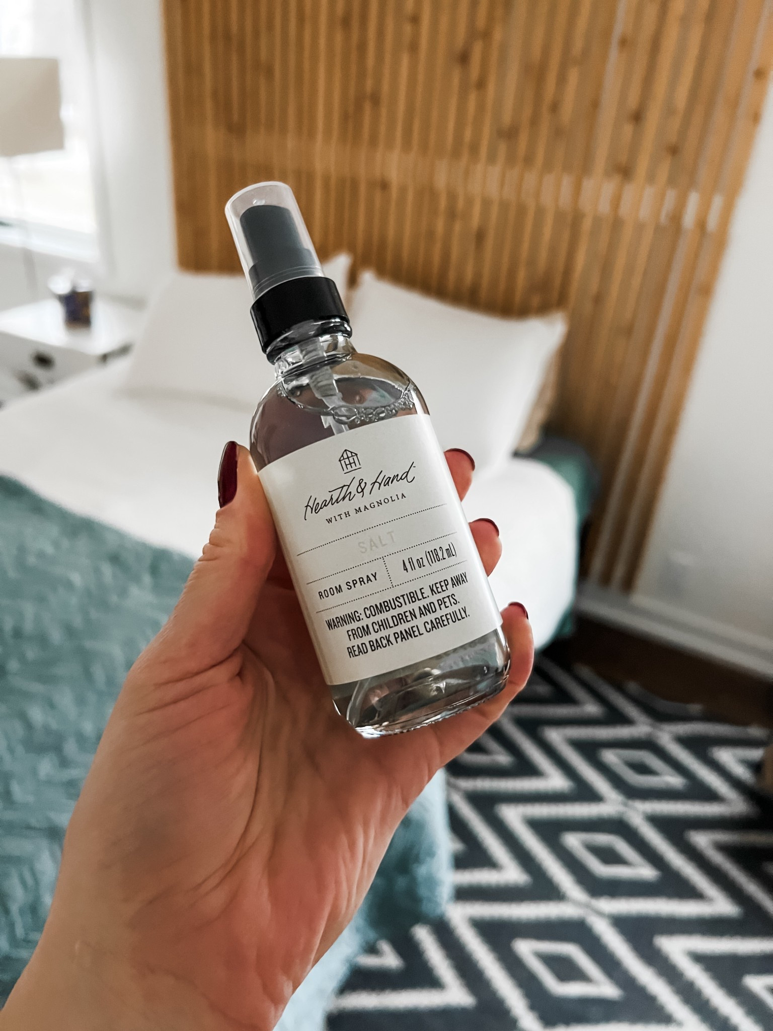 The perfect addition to my “work in progress” guest bedroom. The DIY wall was a huge success and then I got stuck down the side table rabbit hole, but lucky me I discovered this room spray. Your life will not be the same. ADD TO CART  

#LTKOver40 #LTKselfcare #LTKHome