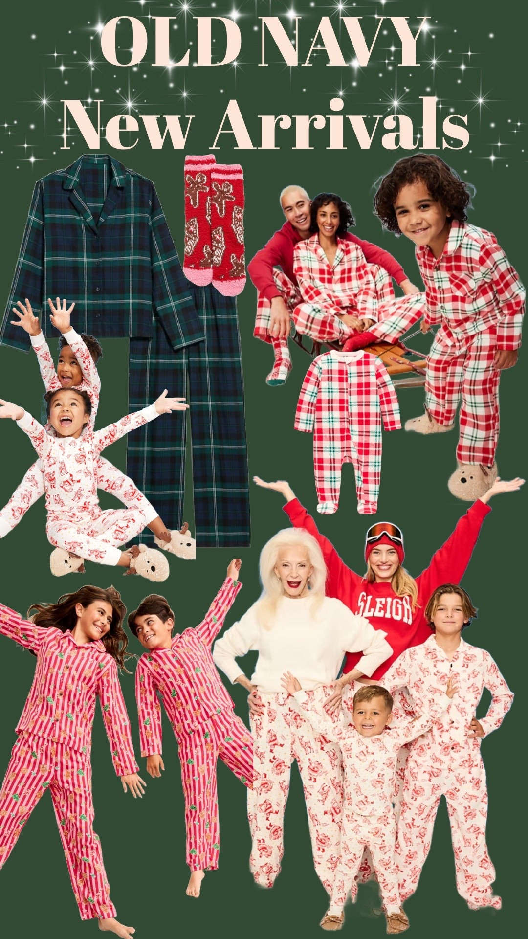 Old navy sale - 50% off everything including Christmas pajamas! 

Christmas gifts, gift guide, holiday pjs, family matching pajamas

#LTKSaleAlert #LTKHoliday #LTKGiftGuide