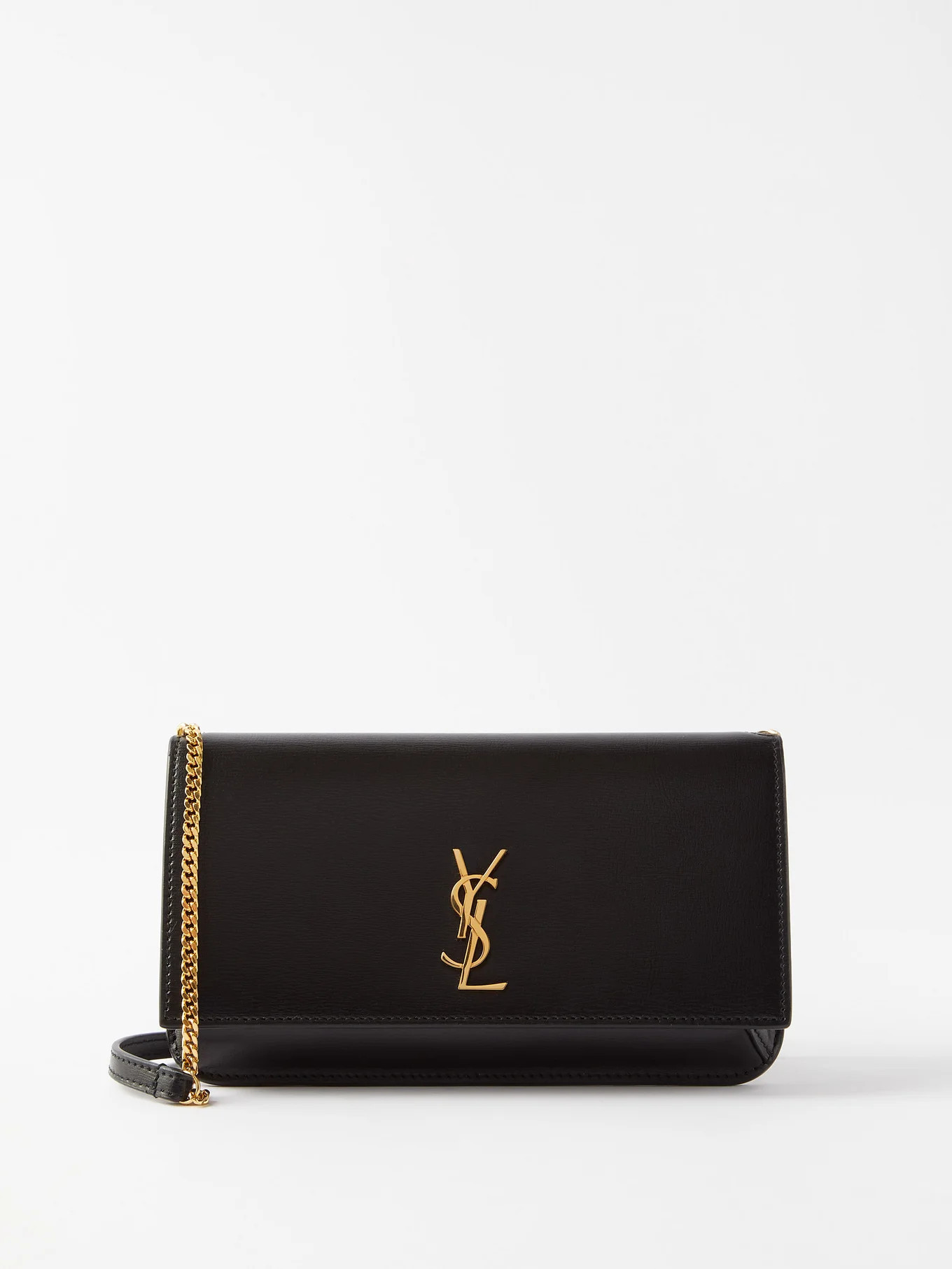 YSL-monogram leather cross-body phone holder | Matches (UK)