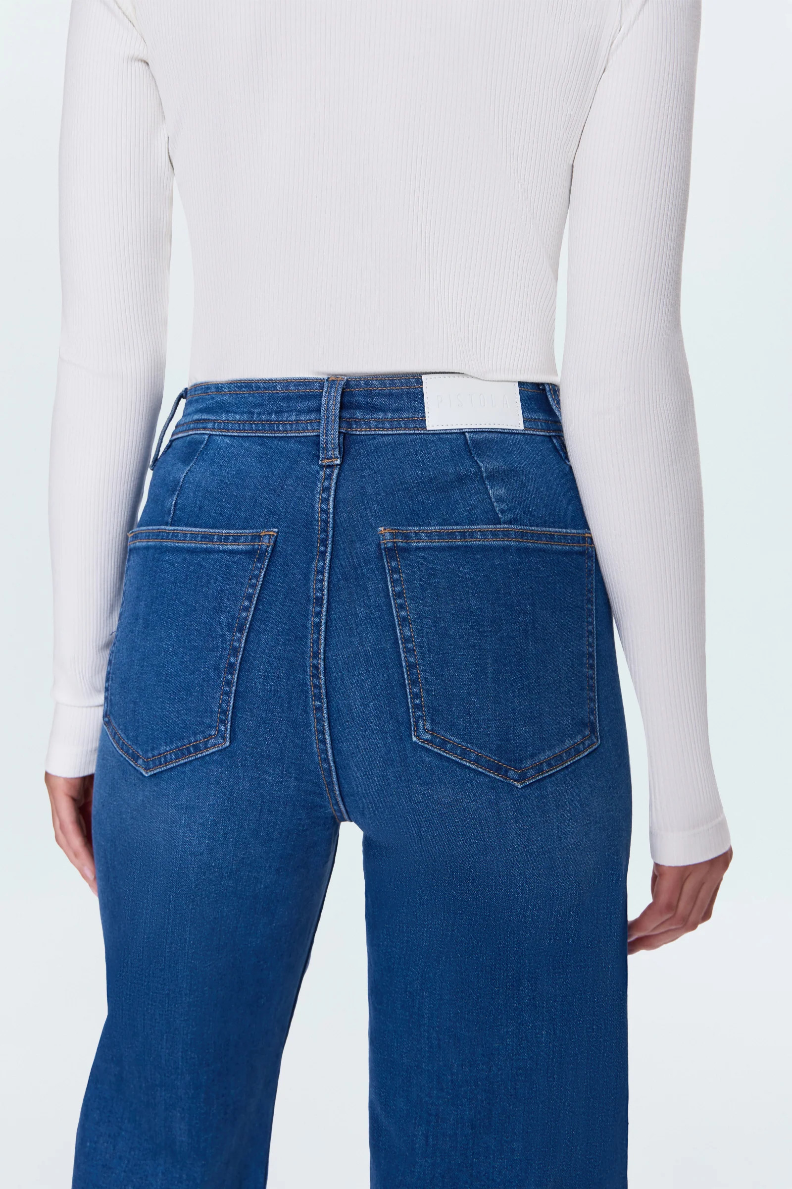 Penny High Rise Wide Leg - Rooftop | Pistola Denim