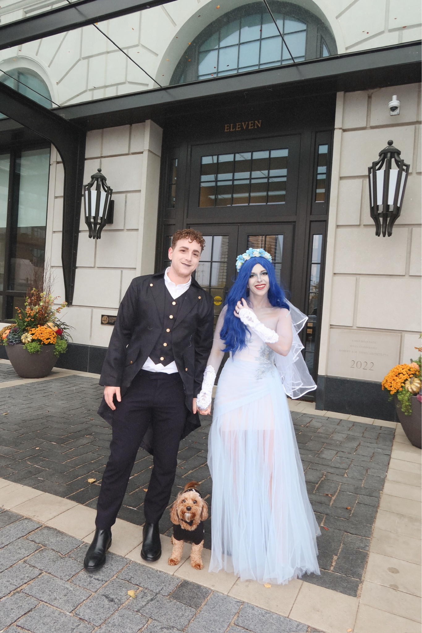 corpse bride + groom + dog skeleton Halloween costume! perfect Halloween costume for a family or couple! my dress is size 2
Alex size large 

#LTKHalloween #LTKstyletip #LTKfindsunder100