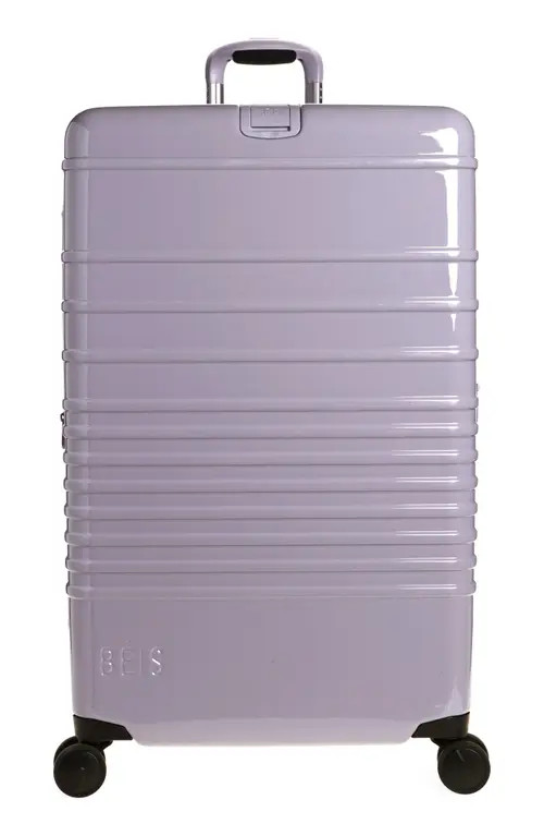 Béis The Large 29-Inch Expandable Check-In Roller in In Glossy Lavender at Nordstrom | Nordstrom