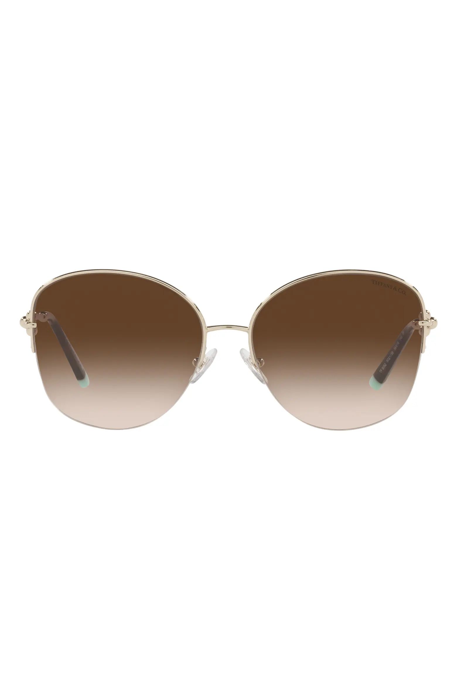 Tiffany & Co. 58mm Gradient Pillow Sunglasses | Nordstrom | Nordstrom