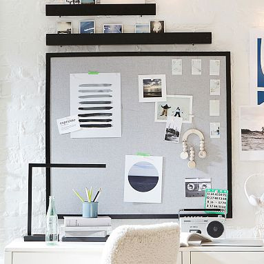 No Nails Oversized Framed Pinboard (36"x40") | Pottery Barn Teen