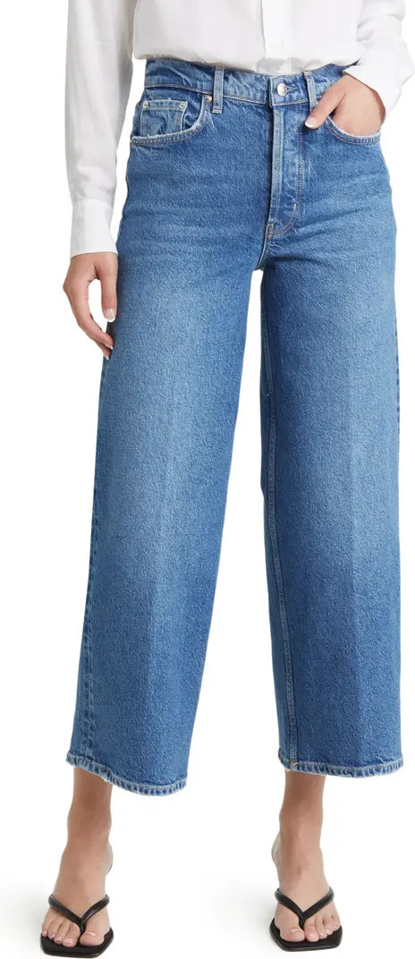 The Getty High Waist Crop Jeans | Nordstrom