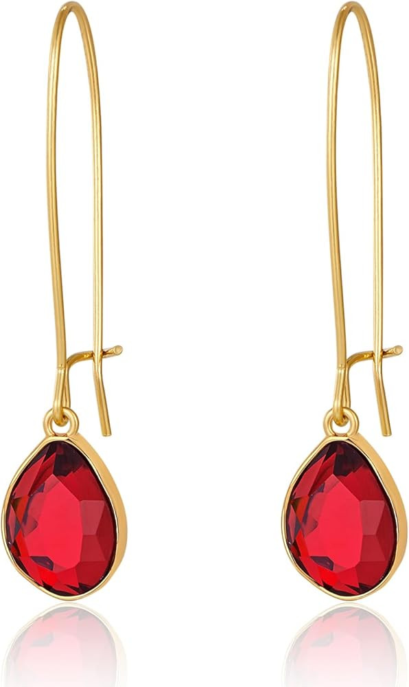 LILIE&WHITE Gold Teardrop Dangle Earrings For Women In Resin Drop Earrings Hypoallergenic Earring... | Amazon (US)