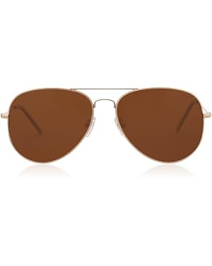 SOJOS Classic Aviator Polarized Sunglasses for Men Women Vintage Retro Style SJ1054 | Amazon (US)
