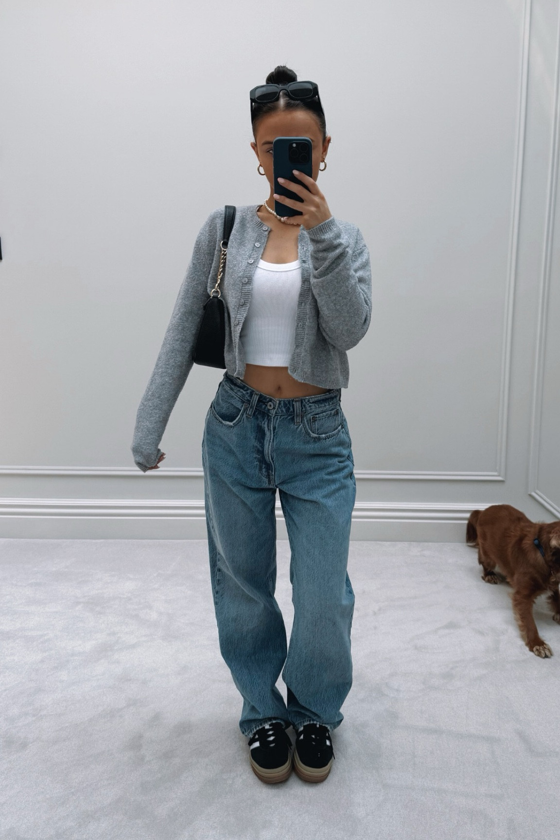 Autumn outfit inspo 🤍✨

Outfit ideas knitwear baggy jeans styling Pinterest cable knit button bag shoulder bag asos transitional loose smart casual easy basic gazelle vneck oversized style uni school cream white neutral easy Cardi cardigan cropped grey 

#LTKautumn #LTKstyletip #LTKuk