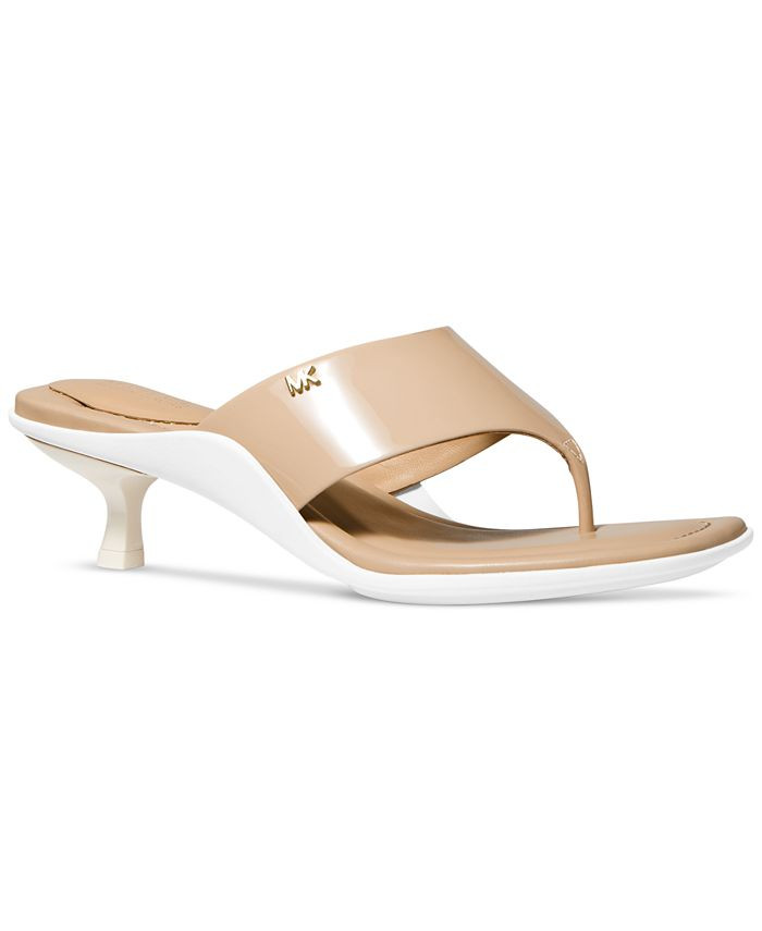 Michael Kors Women's Kamari Slip-On Thong Sandals & Reviews - Sandals - Shoes - Macy's | Macys (US)