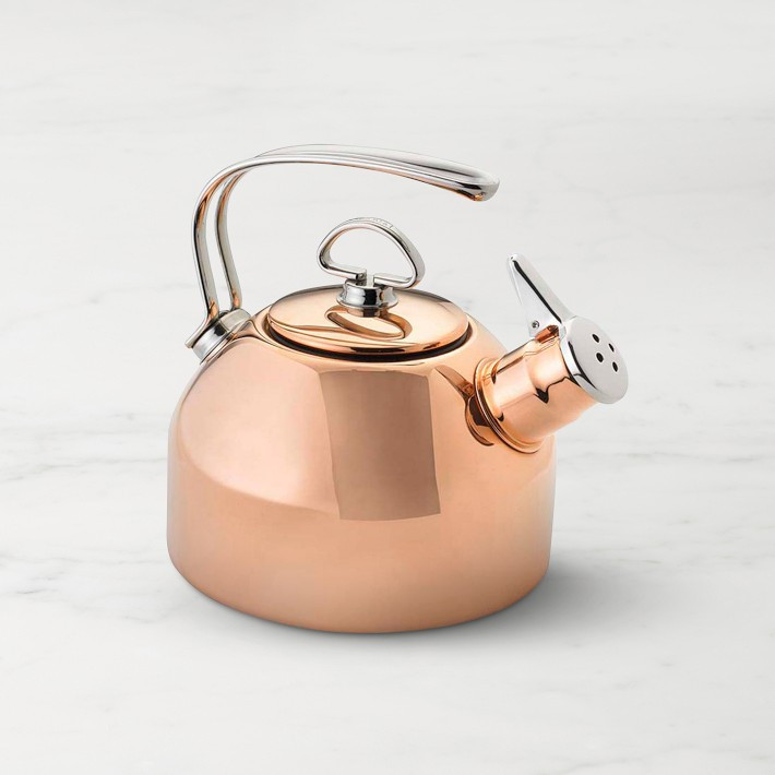 Chantal Copper Whistling Tea Kettle | Williams-Sonoma