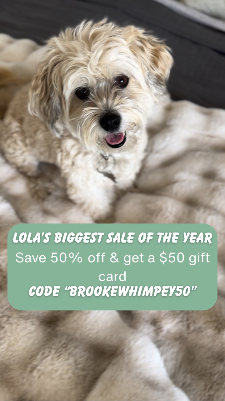 ☁️ The BIGGEST Lola Blankets sale of the year is HERE—and it’s in August! 🎄✨

Right now, Use code “BROOKEWHIMPEY50” to snag your favorite blanket for 50% OFF PLUS get a $50 gift card to use on future purchases. 🛍️

Yes, you read that right… cozy season just came early. 🥰 Whether you’re shopping for Christmas, treating yourself, or grabbing the perfect gift, this is the deal you do not want to miss.

💨 Hurry—these won’t last long at this price!

#LTKHome #LTKFamily #LTKSaleAlert