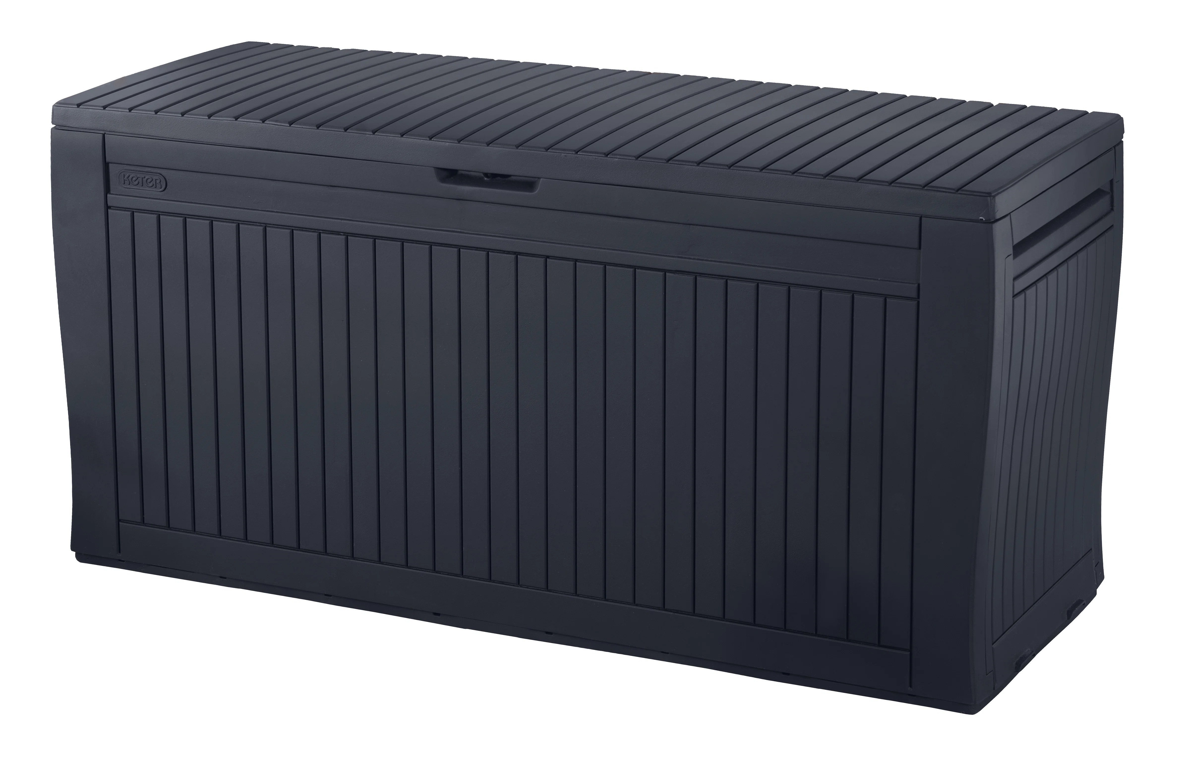 Keter Comfy 71 Gallon Durable Resin Outdoor Storage and Organization Deck Box Ideal For Garden Pa... | Wayfair North America