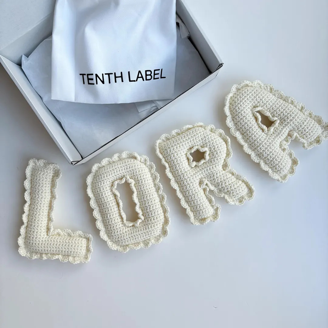 Personalized Crochet Name Garland: Baby Shower Nursery Decor | Etsy (US)