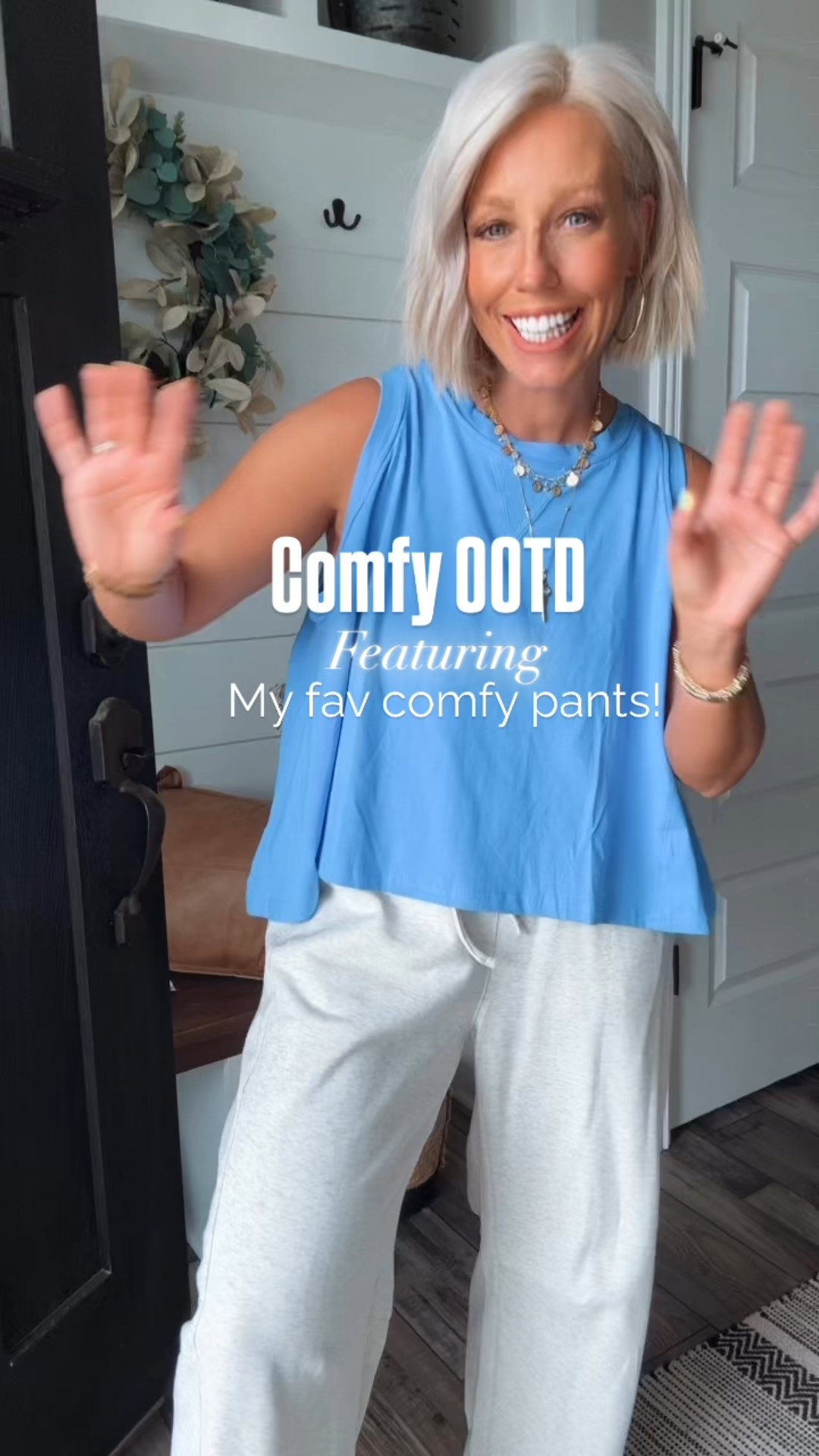 Cute and comfy OOTD!!! I’ve only had these pants for a week and I think I’ve worn them 3 times! Definitely have to grab some more colors!!!
⬇️⬇️⬇️
Top size small
Pants size medium 
Shoes TTS



#LTKFindsUnder100 #LTKStyleTip #LTKFindsUnder50