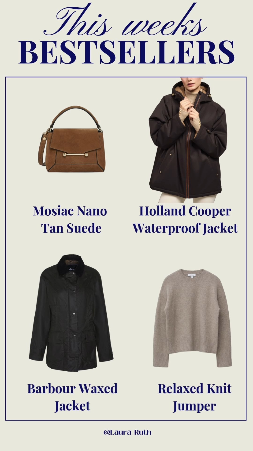 Your weekly favourites and bestsellers, classic, timeless Autumn staples. 🍂🤎 suede bag, tan bag, autumn accessories, waterproof coat @Strathberry @Holland Cooper 

 #LTKuk #LTKautumn #LTKbag