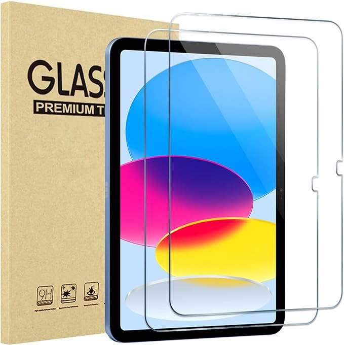 ProCase 2 Pack Screen Protector for iPad 10th Generation 2022 A2696/A2757/A2777 10.9 Inch, Temper... | Amazon (US)