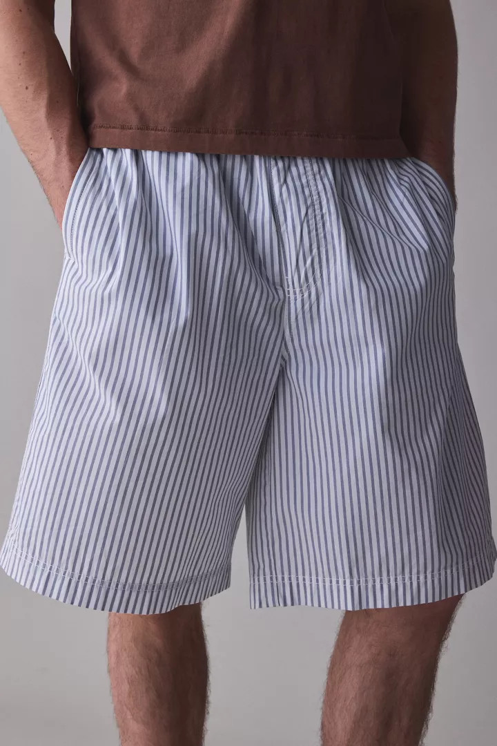 UO Baggy Striped Pull-On Short | Urban Outfitters (US and RoW)