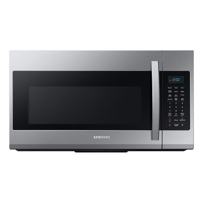 Samsung 1.9-cu ft 1000-Watt Over-the-Range Microwave with Sensor Cooking (Fingerprint Resistant S... | Lowe's