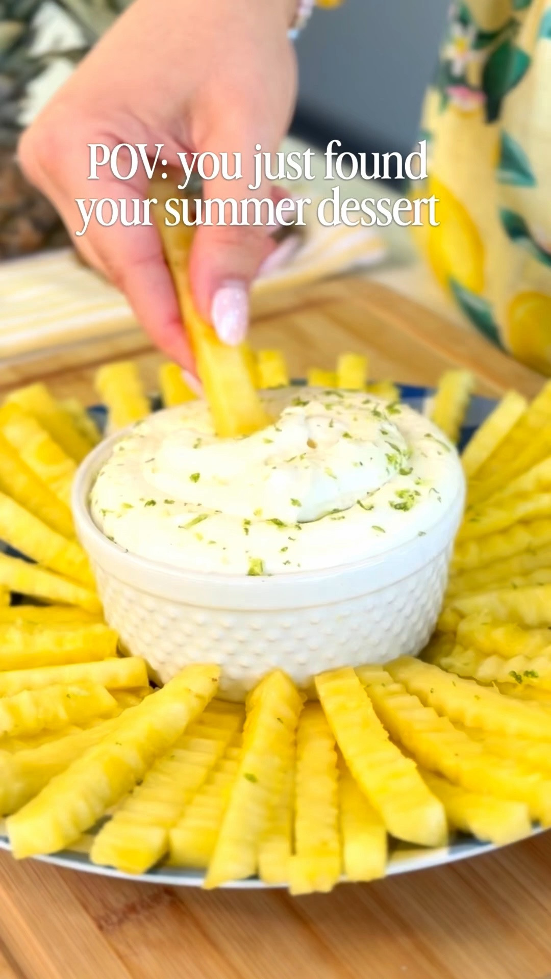 🥥🍍 pineapple fries with coconut fruit dip! Easy recipe for summer parties! Summer dessert

#LTKfoodie #LTKSeasonal #LTKmomlife