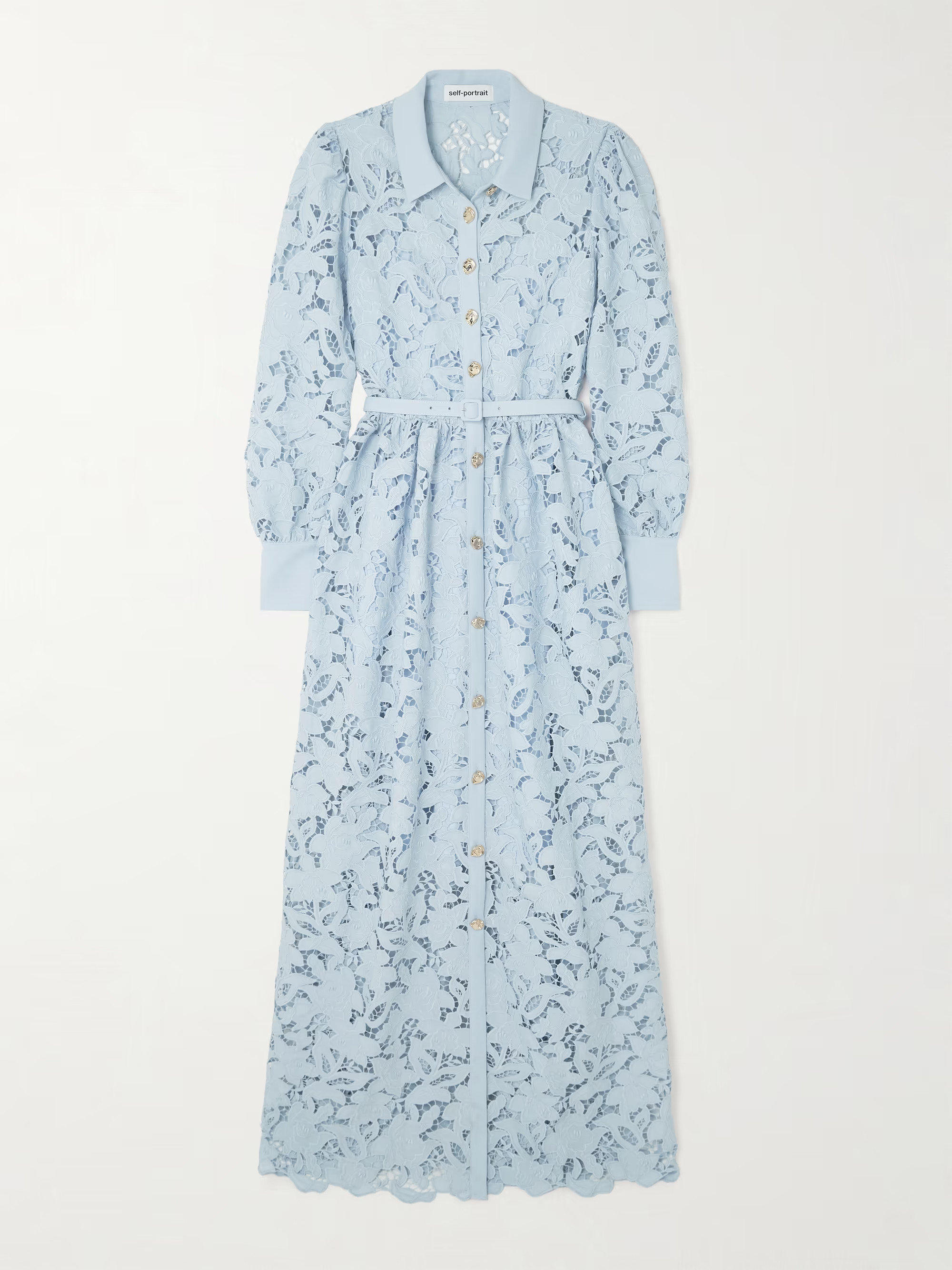 Belted corded lace maxi dress | NET-A-PORTER (US)