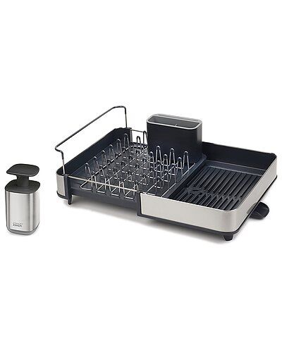 Stainless Steel Expanding Dish Rack with Presto Soap Pump | Ruelala
