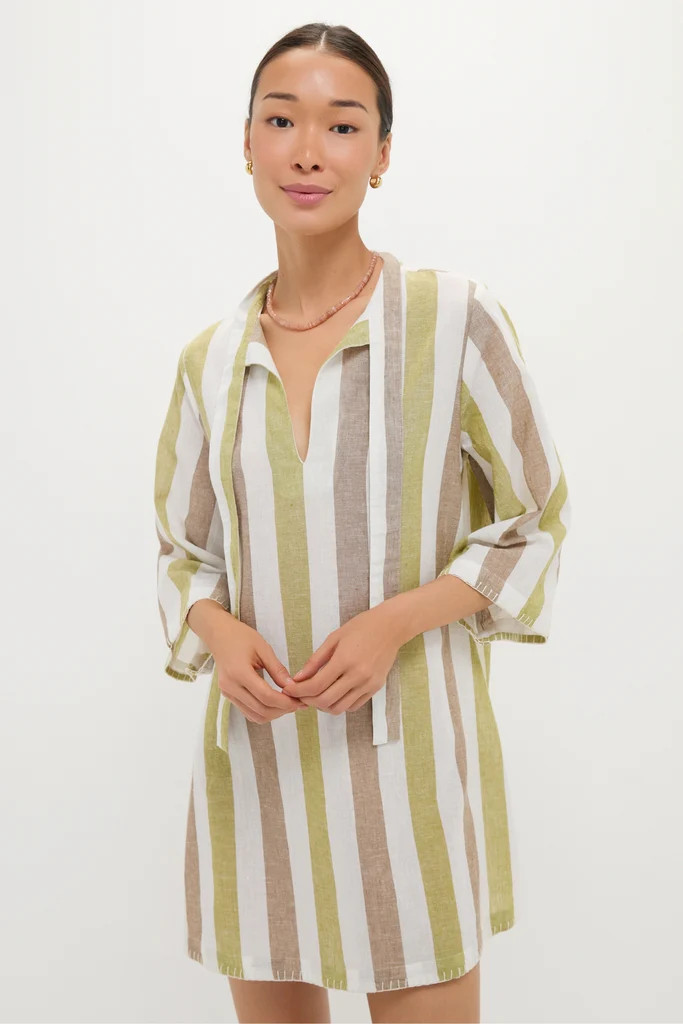 Olivewood Stripe Marseille Coverup | Tuckernuck (US)