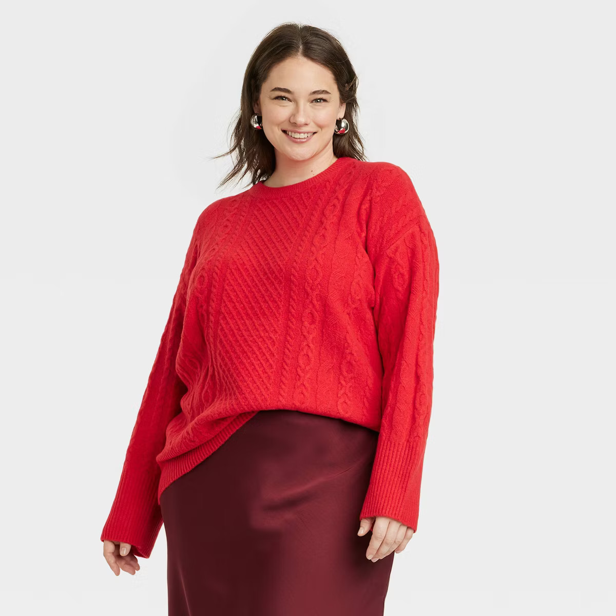 Women's Crewneck Tunic Pullover Sweater - A New Day™ | Target